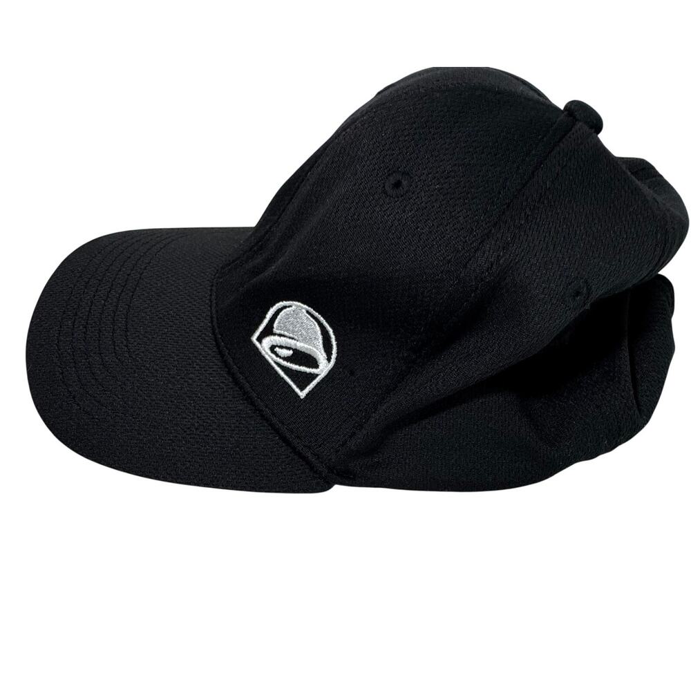 Taco Bell Employee‎ Cap Hat Black Adjustable Snapback Embroidered Food Service